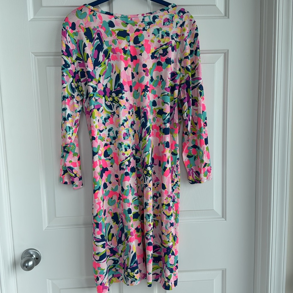 Lilly Pulitzer three-quarter sleeve cotton dress size XL - Picture 4 of 4